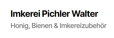 Imkerei Pichlter