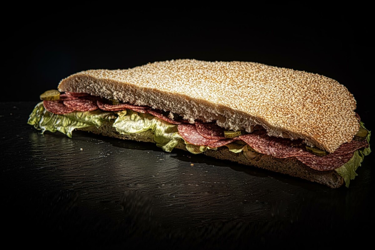 Fladenbrot gefüllt
