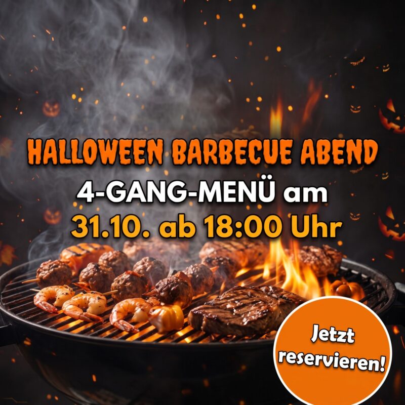 Halloween-Barbecue-Abend